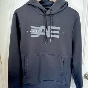 American Eagle Outfitters Men's Charcoal Hoodie
